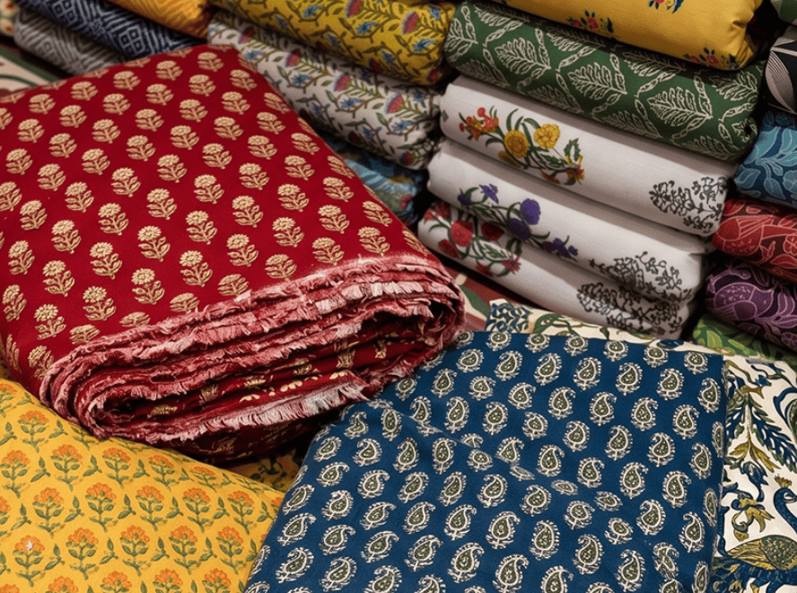Digital Print Silk Floral Fabric